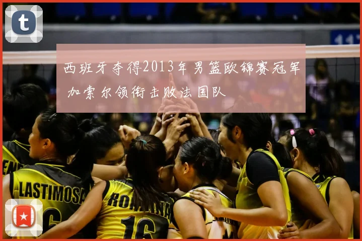 西班牙夺得2013年男篮欧锦赛冠军 加索尔领衔击败法国队